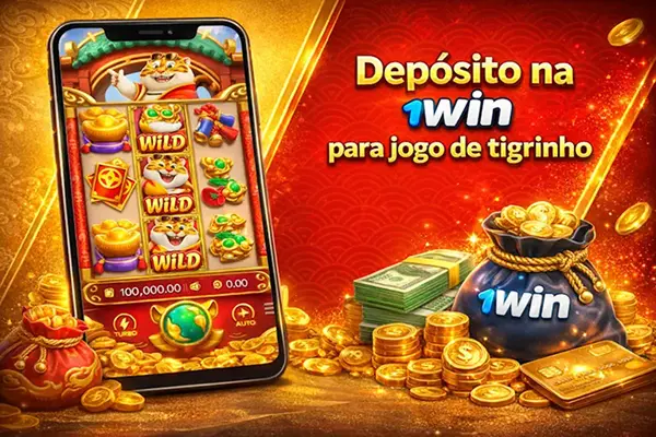 Depósito na 1Win para jogo de tigrinho